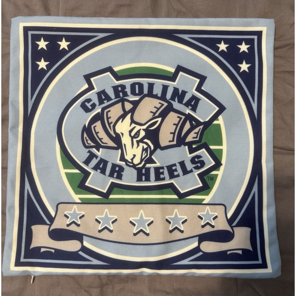 University of North Carolina UNC Tar Heels 15" X 15" Pillow Cover